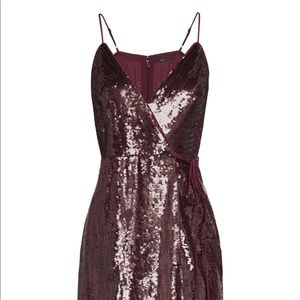 Steph Sequin Wrap Dress